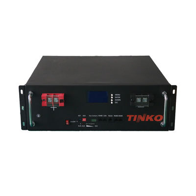 Bon prix TINKO rack monté Lifepo4 batterie 5,12KWH 48V 100AH 6000 Cycle électricité à domicile batterie de stockage en ligne