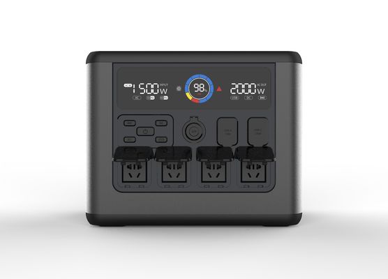 Bon prix Centrale électrique portable de 100V 1800WH avec batterie au phosphate de fer au lithium 19,6 kg en ligne