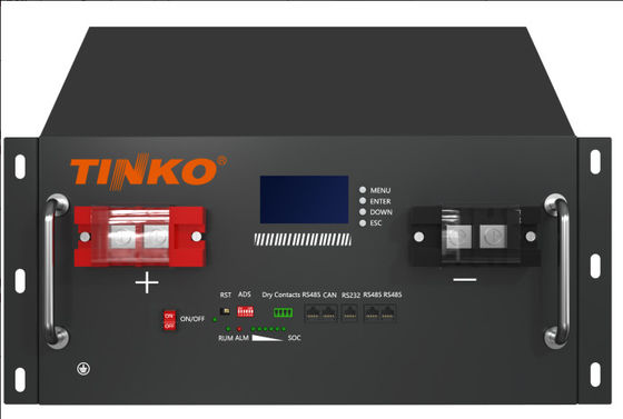 Bon prix 10kWh 51.2V batterie solaire au lithium-ion montée sur un rack en ligne