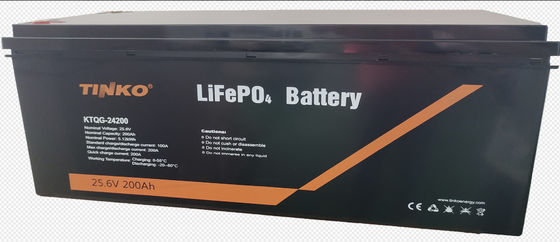 Bon prix 5.12kwh Batterie haute énergie 24V 200AH Lifepo4 pour le stockage de l'énergie solaire en ligne