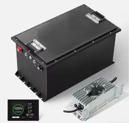 Bon prix 51.2V 100Ah LiFePO4 48v batterie au lithium pour chariot de golf avec BMS 5.12KWH en ligne